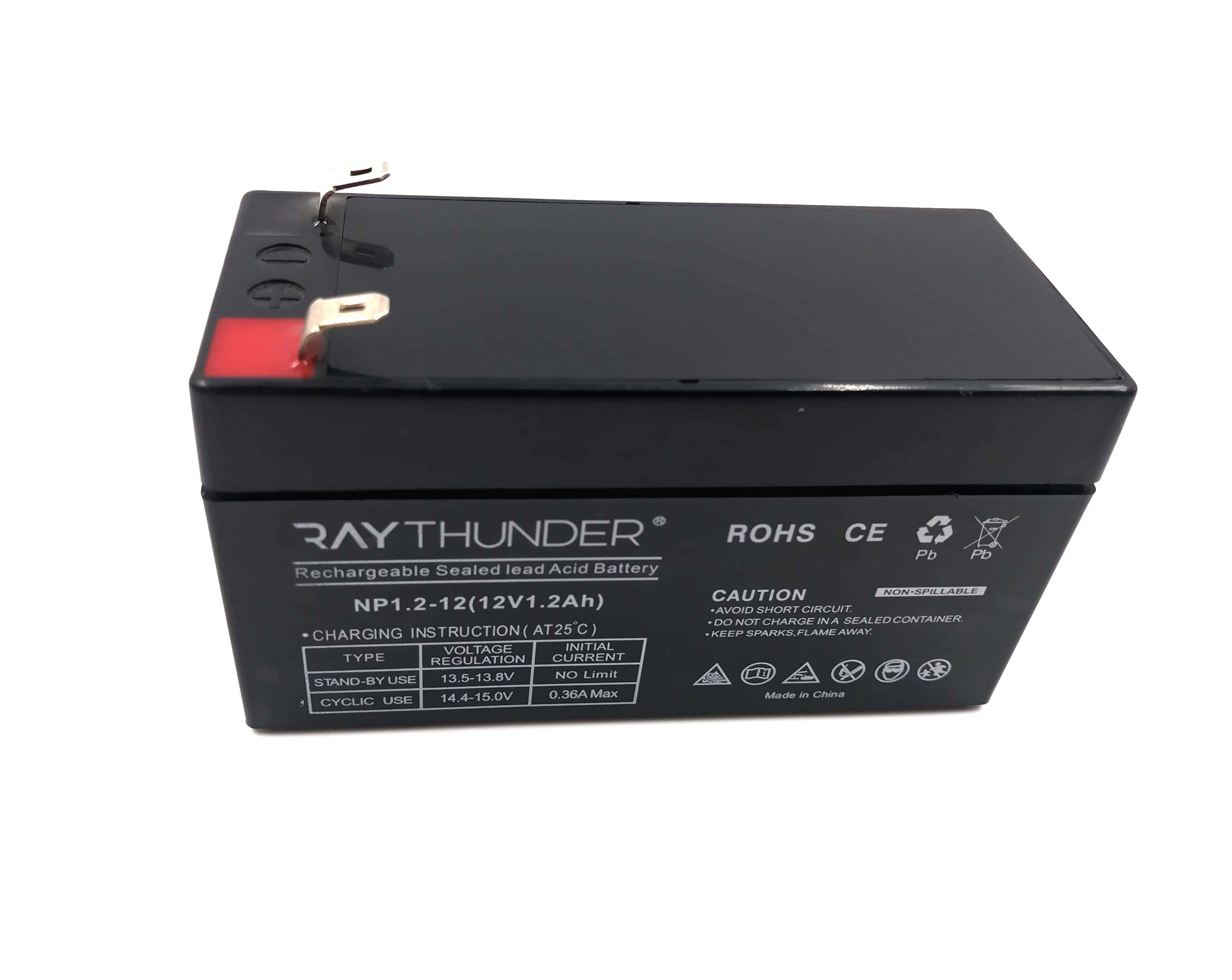 Small size Sealed lead acid vrla storage battery 12V 1.2AH for door entry and Access Control