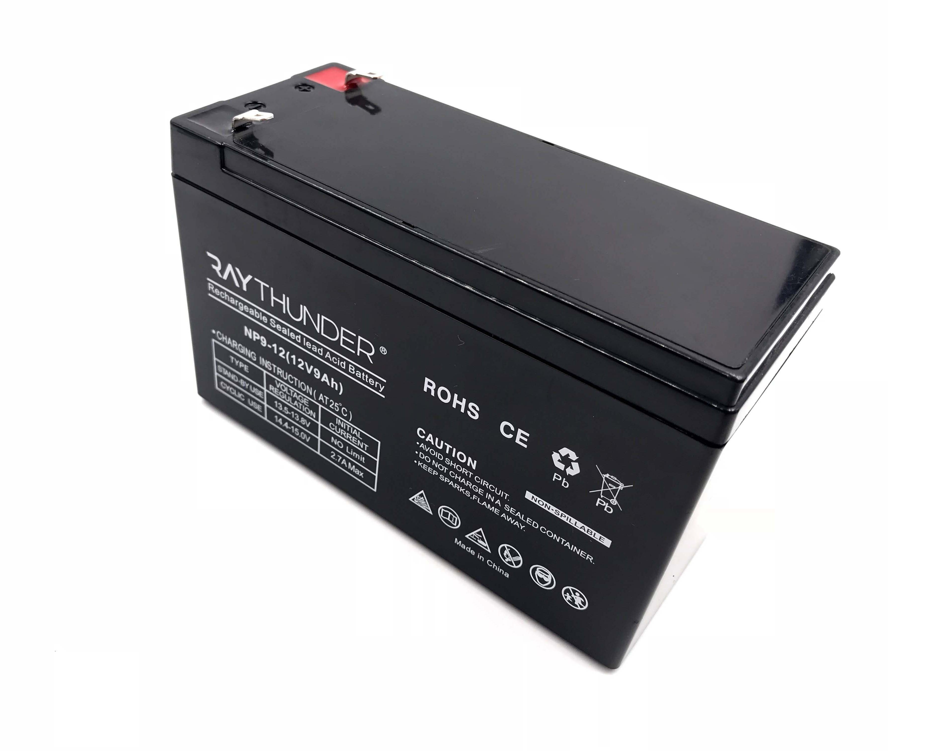 Factory Price Rechargeable 12v 9ah 12ah Sealed Lead Acid Battery for UPS solar security