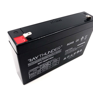 6v 7ah 20hr Sealed lead acid VRLA AGM  battery for ups and solar panels