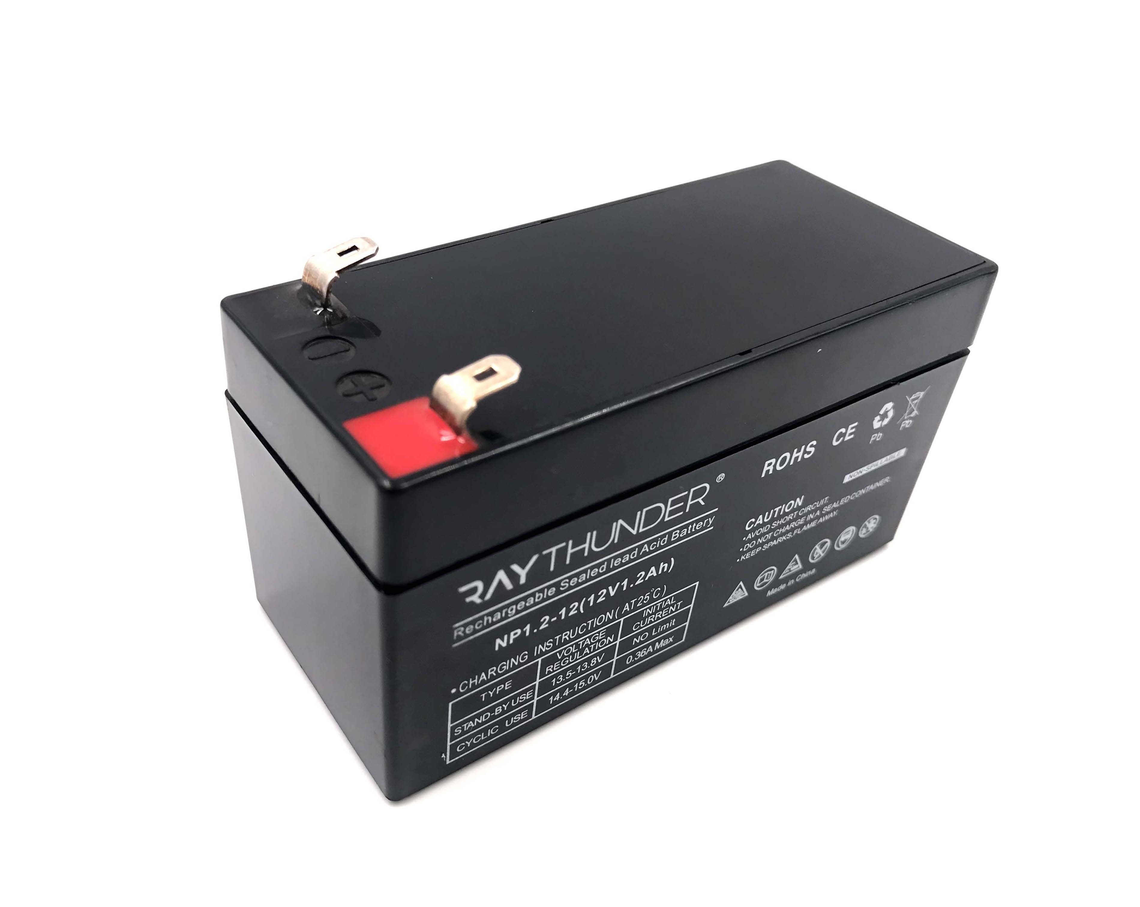 Small size Sealed lead acid vrla storage battery 12V 1.2AH for door entry and Access Control