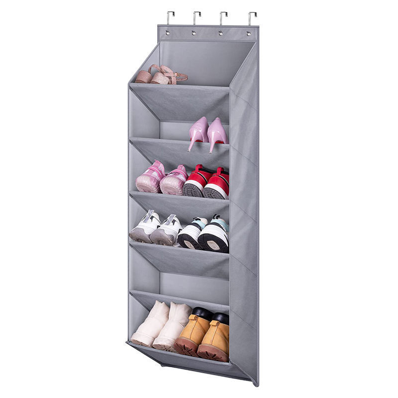 Shoe Organizer Over The Door With Deep Pockets For 12 Pairs Of Boots Hanging Shoe Rack Hanger For Closet And Door Shoe Storage