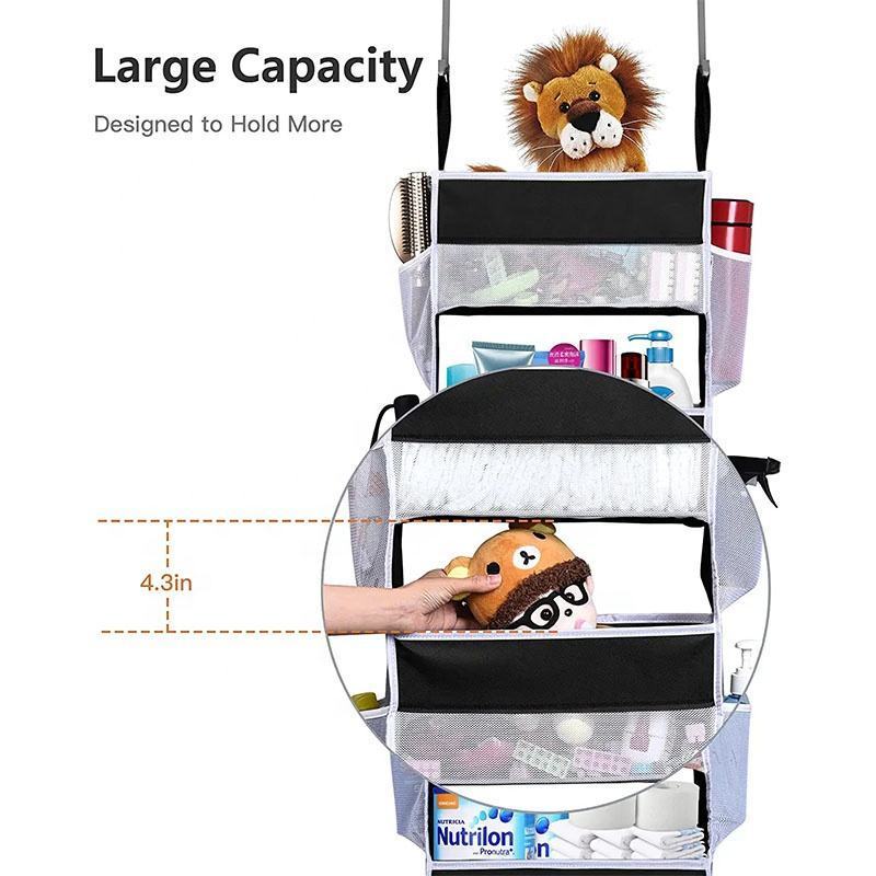 Over The Door Organizer With 4 Large Capacity Pockets And 6 Mesh Pockets  Pantry Door Organizer Over Door Baby Organizer