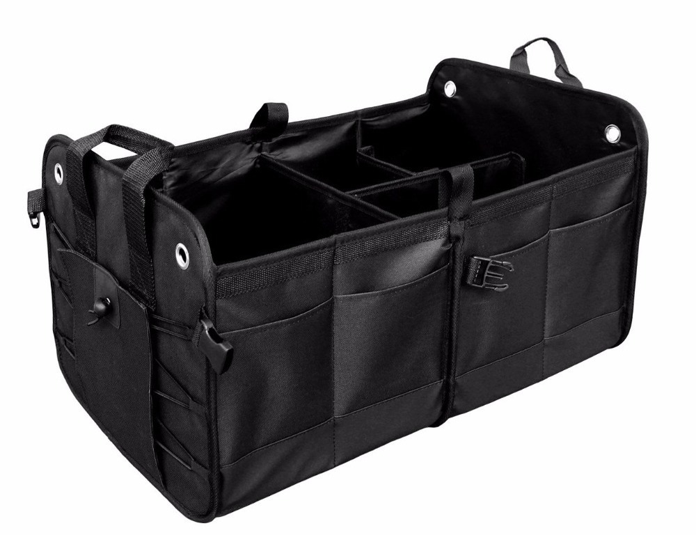 New product waterproof polyester large car boot organizer folding car trunk organizer