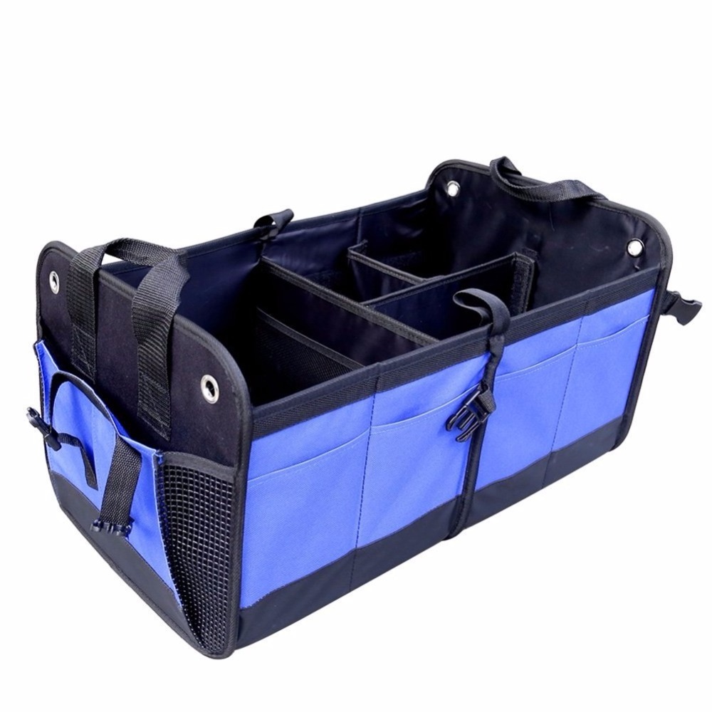 New product waterproof polyester large car boot organizer folding car trunk organizer