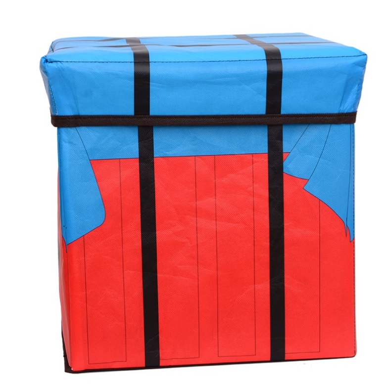 Chicken Eating Game Airdrop Box Large Capacity Storage Box Folding Storage Stool Children's Toy Storage Box