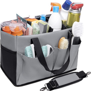 Wearable Cleaning Caddy with Handle Caddy Organizer for Cleaning Supplies with Shoulder and Waist Straps Under Sink Organizer