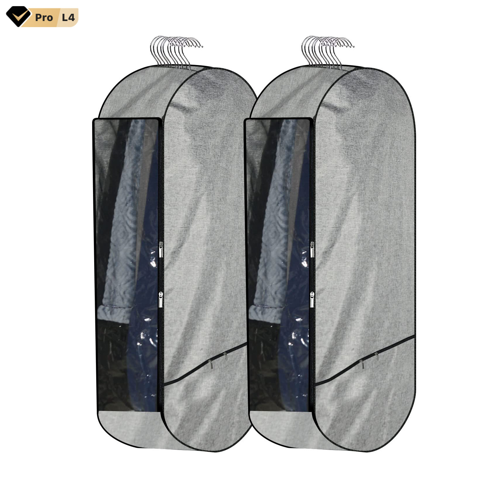 Garment Bags for Hanging Clothes Large Breathable Garment Bag for Closet Storage with Clear Clothing Storage Garment Cover