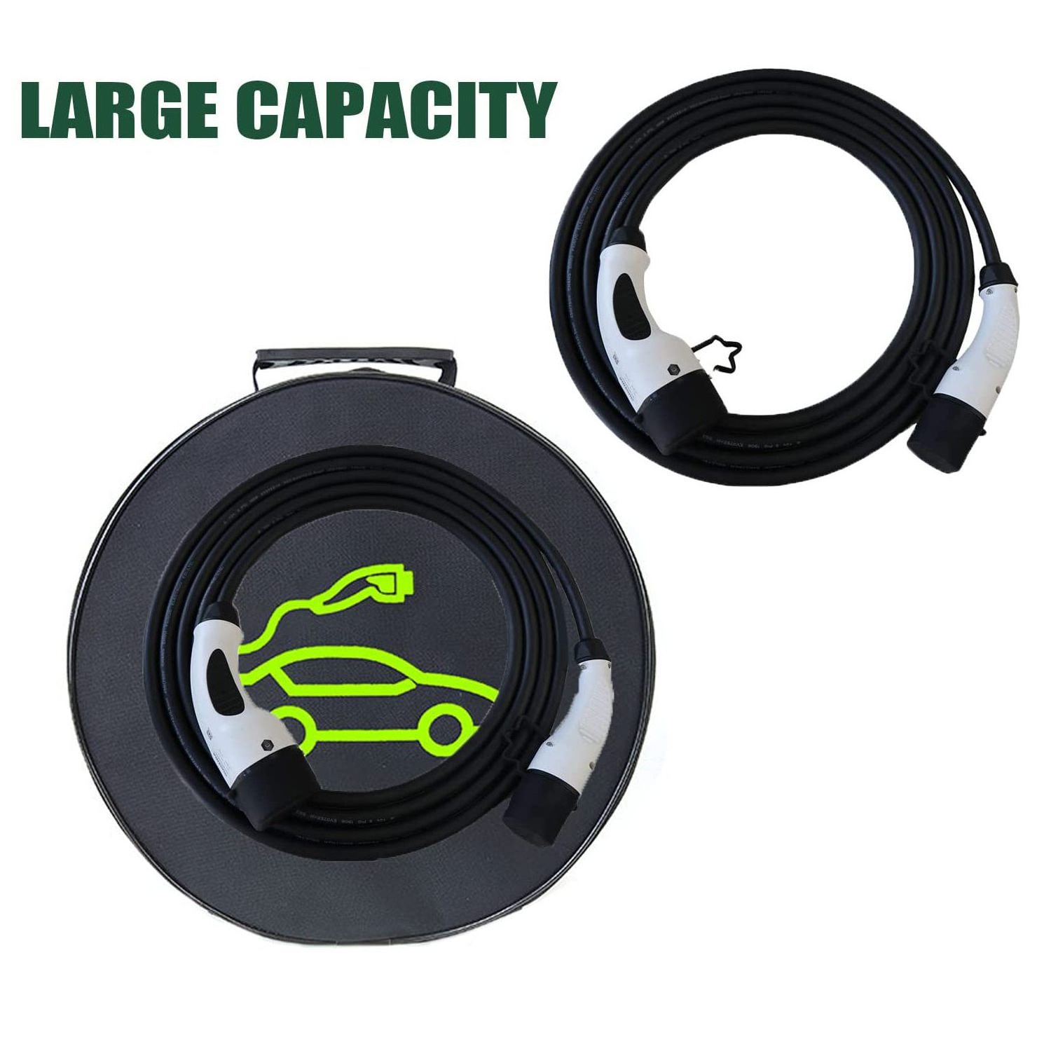 EV Charger Bag Cable Organizer Electric Car Charger Case and Adapters for Electric rv Sewer Hose Storage Handbag