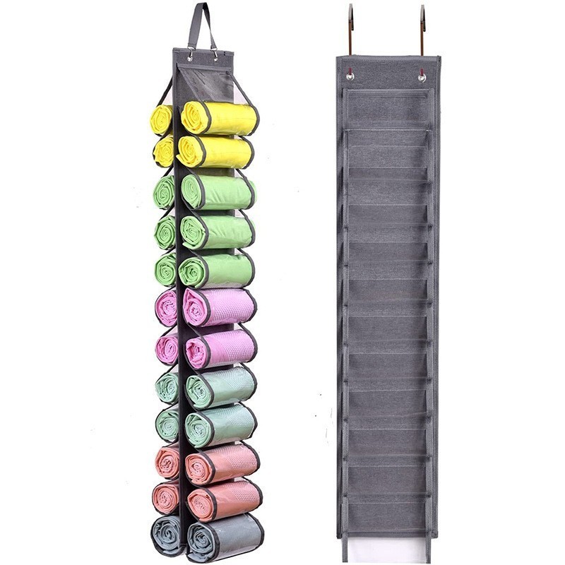 China Factory Custom Yoga Legging T-shirts Hanger Wardrobe Clothes Organizer Hanging Storage Bag