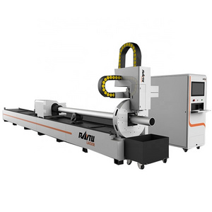 Raytu Laser 6M 12M Tube pipe laser cutter Manufacture Price 1500W 2000W 3000W fiber laser cutting machine for stainless pipe