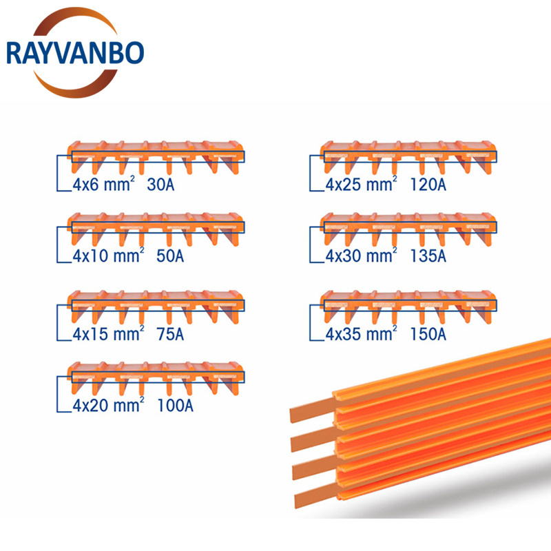 Wholesale seamless bus bar with collector and accessories Seamless conductor bar insulated busbar line