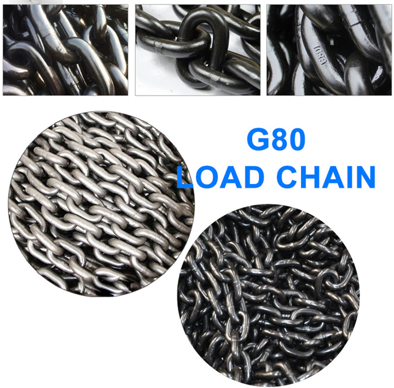 excellent quality G80 Chain Alloy Steel Heavy Duty Industrial Lifting Chain for Hoist Crane