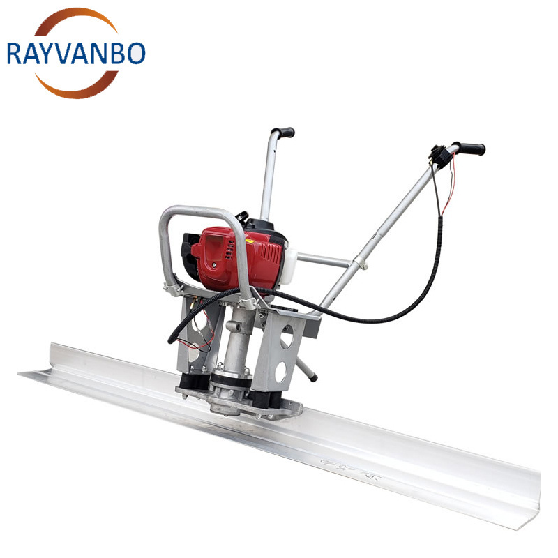 Construction use concrete levelling machine vibrating screed ruler road machinery surface floor power screed