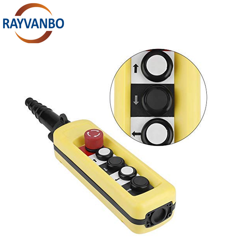 Waterproof Pendant Control Station Push Button Switch