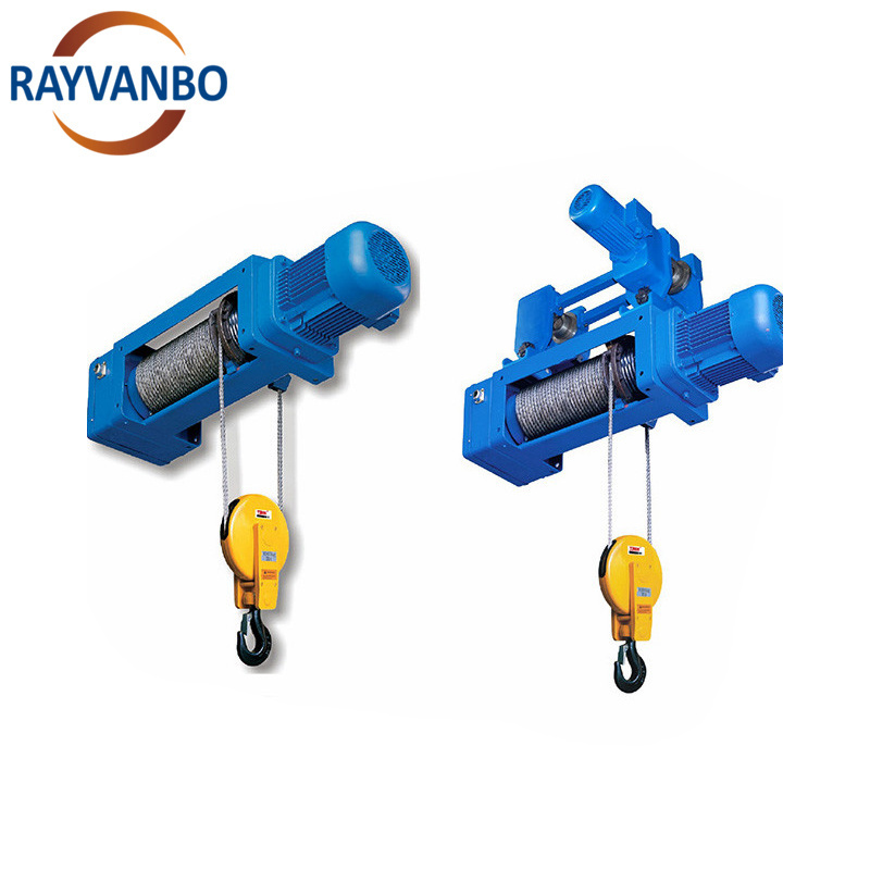 Lifting Equipment 0.5 1 2 3 5 10 16 Ton CD MD Type 380V 3 Phase Electric Wire Rope Hoist for Overhead Crane