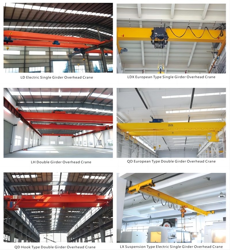 Overhead Crane Manufacturer 20 Ton 10 Ton 5 Ton Bridge Crane