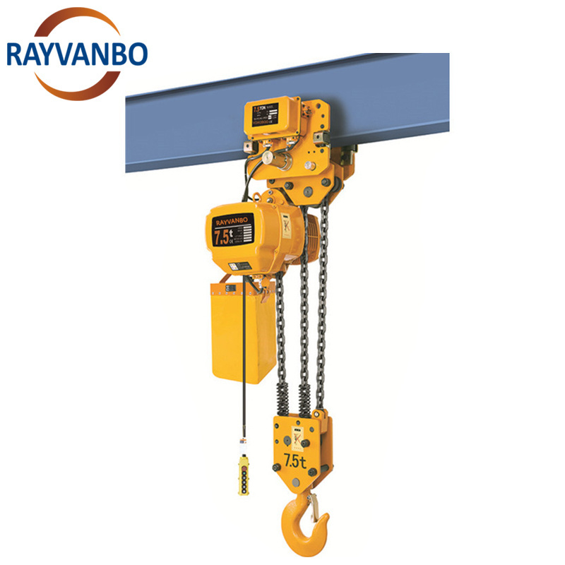 1 ton 2 ton 220v 380v HHBB Electric Chain Hoist Small Electric Chain Hoist With Trolley