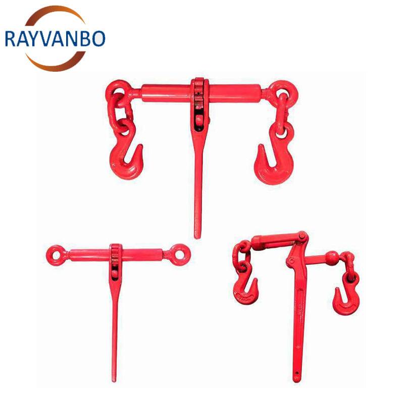 Heavy Duty G70 Grade US Type Chain Ratchet Load Binder with Two Clevis Grab Hooks