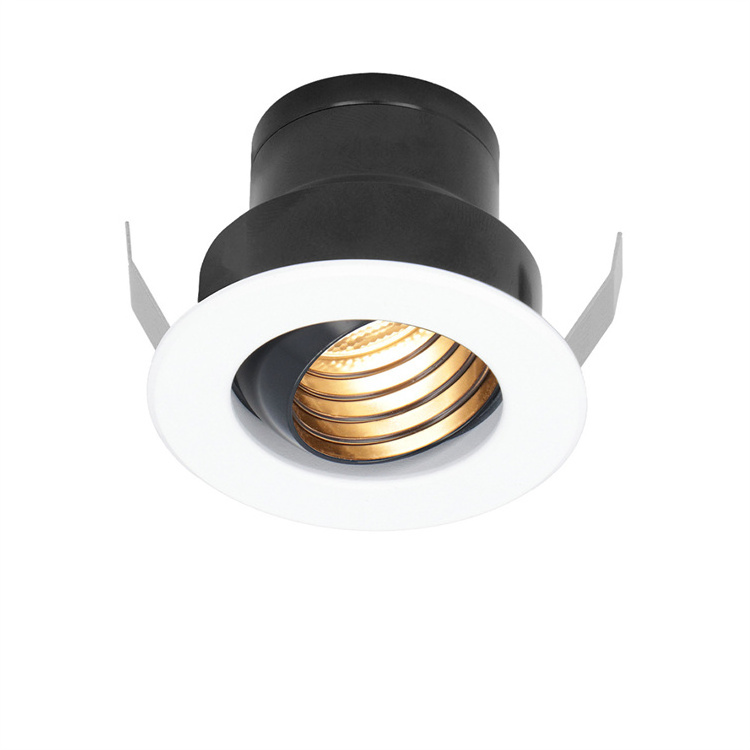 3W mini led spot downlights for showcase cabinet jewelry 12V led recessed downlight