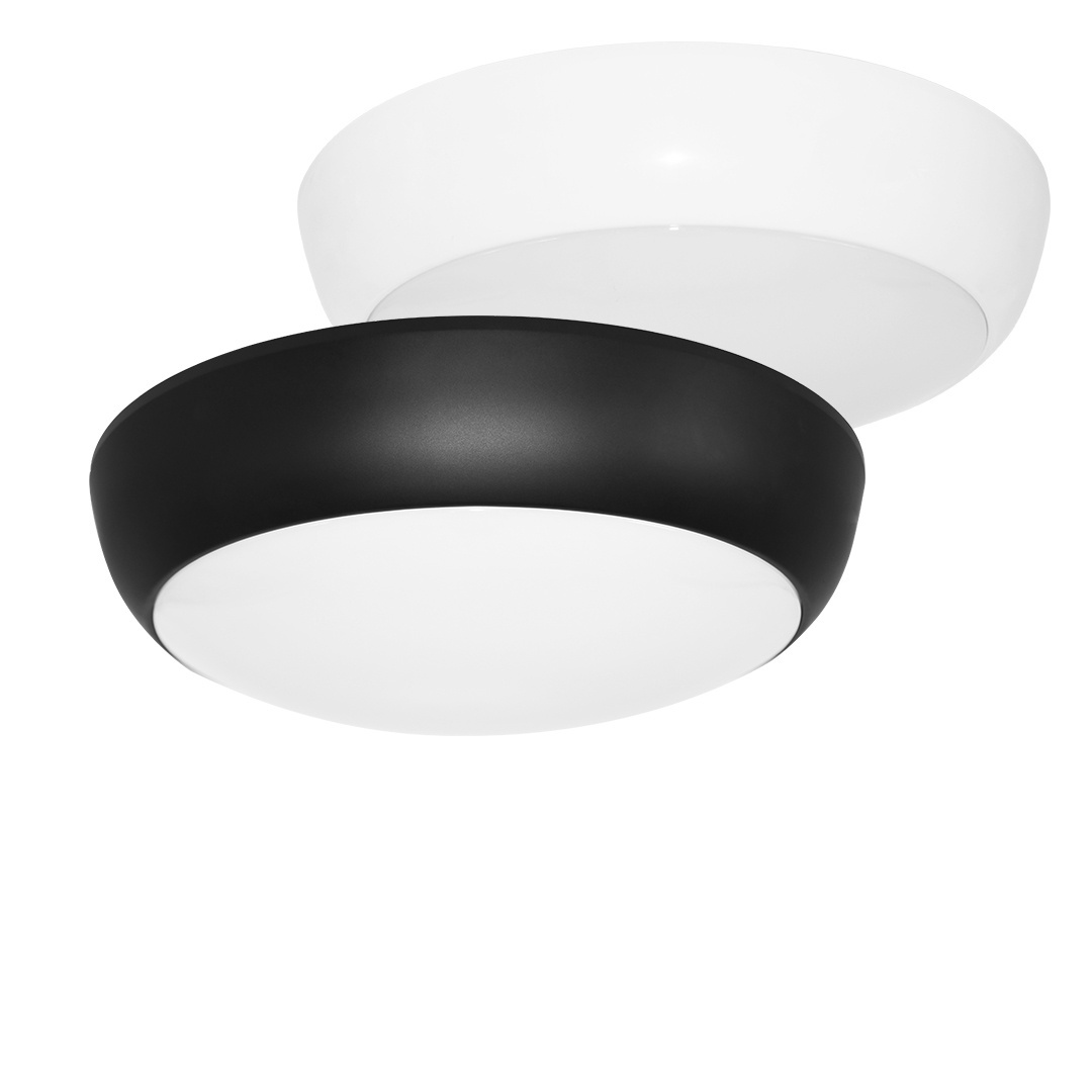 Sensor Emergency IP65 led Ceiling oyster Bulkhead light for Parking lot, basement, corridor, stairwell, balcony