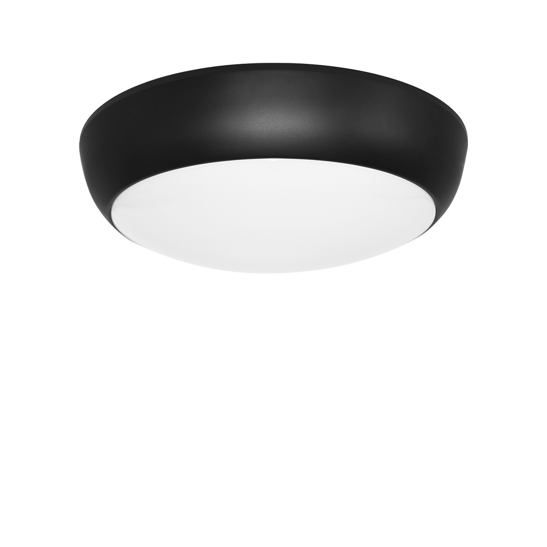 Sensor Emergency IP65 led Ceiling oyster Bulkhead light for Parking lot, basement, corridor, stairwell, balcony