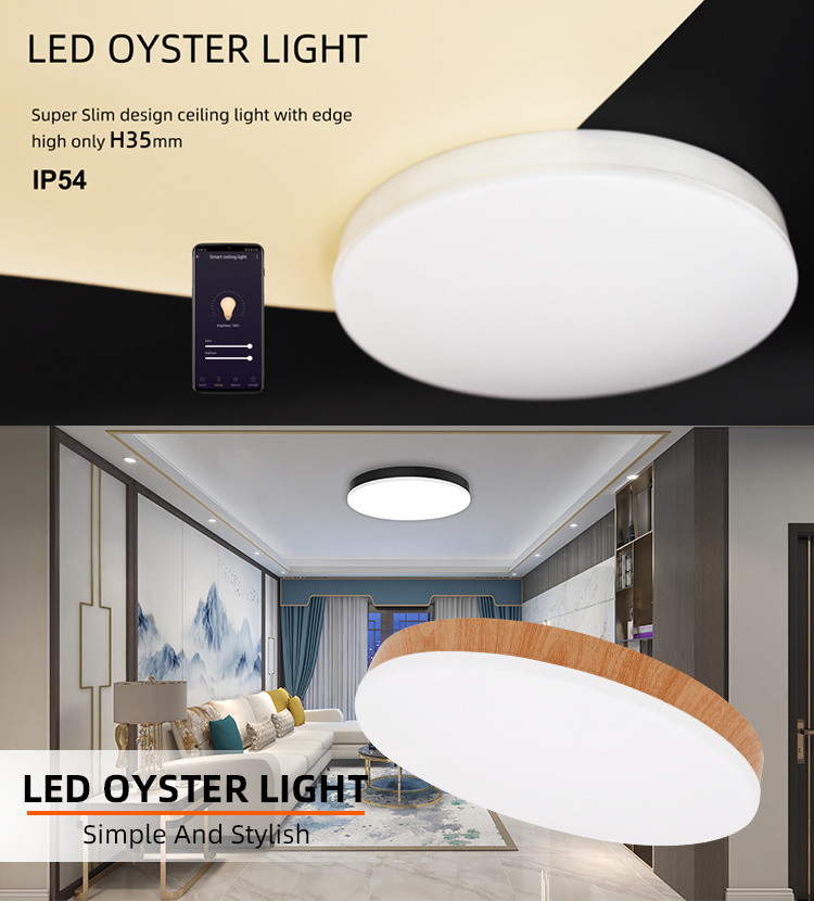 CCT adjustable dimmable sensor led ceiling light smart home office indoor led light