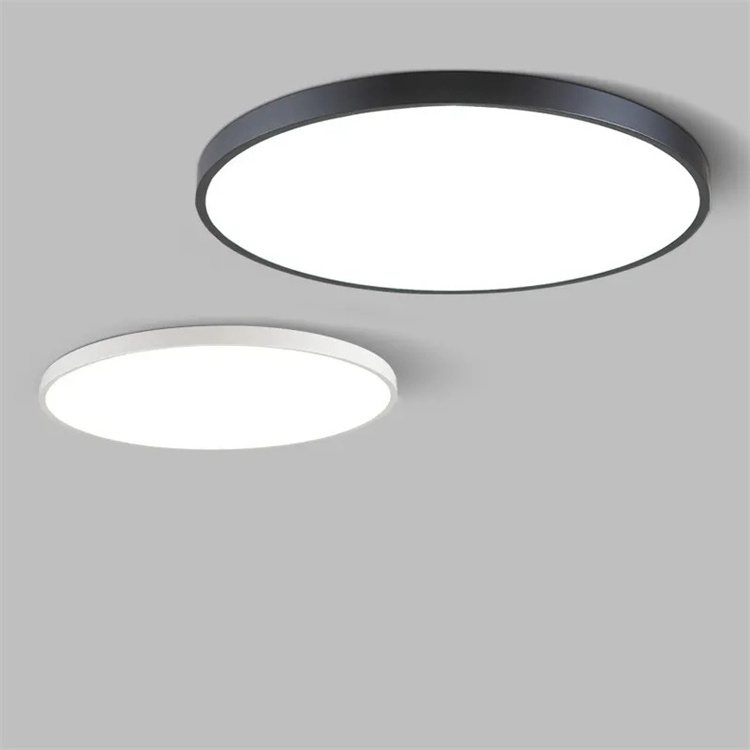 Flush Mount Easy Install Round Panel Lamp Kitchen Bedroom Hallway RGB Dimmable Super Slim LED Ceiling Light