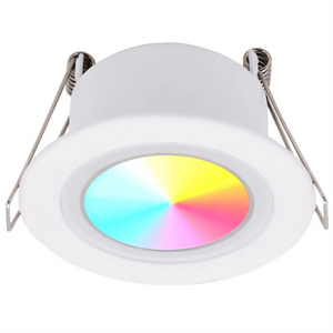 New Design Fire rated tuya smart wifi app led bathroom downlights dimmable ip65 recessed rgb down light