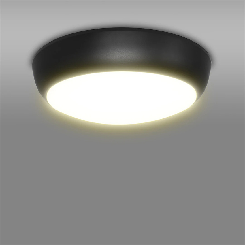 commercial home smart led ceiling light oyster modern simple home sensor light for Parking basement corridor stairwell balcony