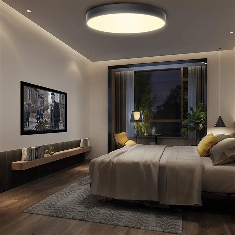 pendant suspended ceiling light round square smart high quality led ceiling light fixture