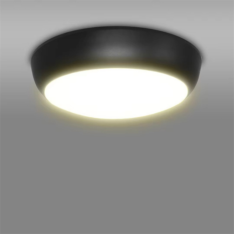 Sensor 3 Hours Emergency Bulkhead IP65 CCT Dimmable DUAL-Power LED Oyster Ceiling Light