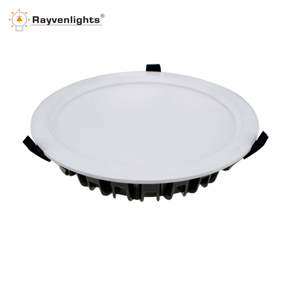 Foshan Rayven housing recessed anti glare CCT dimmable 10w commercial led down light