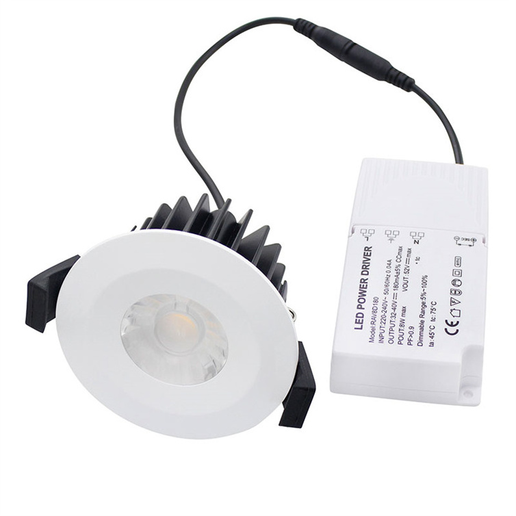 LED Downlight IP65 6W 8W 10W Fire Rated CCT Dimmable Fixture Bathroom Living Room Kitchen Down Light