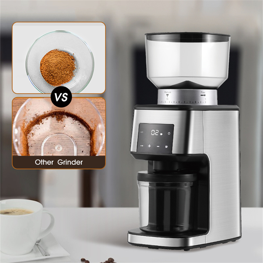 Stainless Steel Housing Household Espresso Grinder Electric Coffee Grinder Household Hot Sale Espresso Coffee Grinder