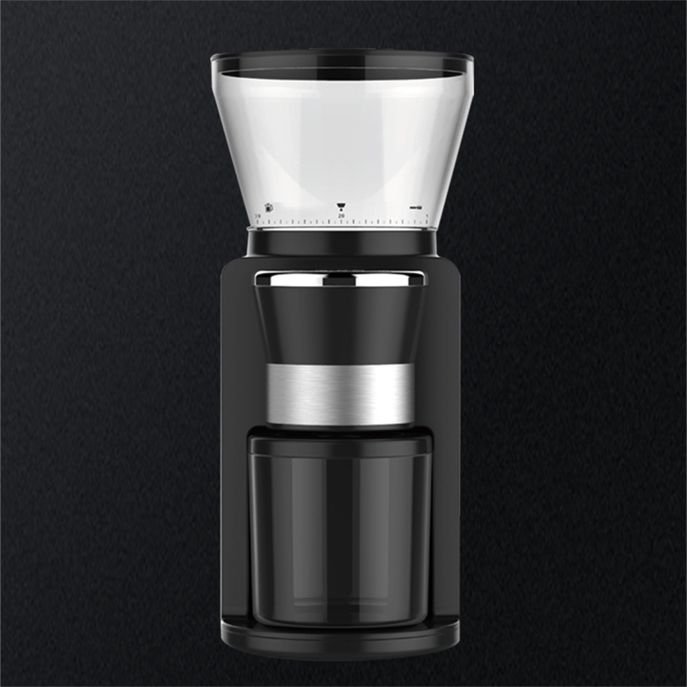 Stainless Steel Coffee Bean Grinder Electric Automatic Conical Coffee Milling Machine Type Small Electric Coffee Grinder