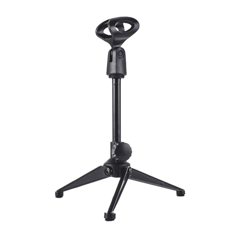 Popular Desktop Placement Stand Mini Portable Table Mic Stand Desk Tops Microphone Stand With Clip