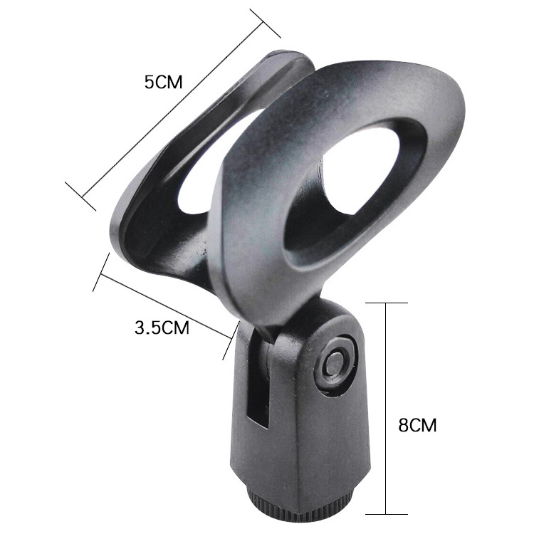 Wholesale Plastic Mic Stand Accessory Microphone Clip Holder