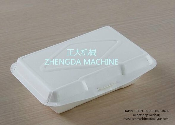 Automatic disposable paper take away lunch box making machine (paper food tray forming machine )