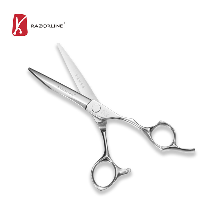 Japanese 440C Stainless Steel Professional Barber Scissor Hairdressing Shears Hair Cutting Classic Scissors Salon Styling Tool