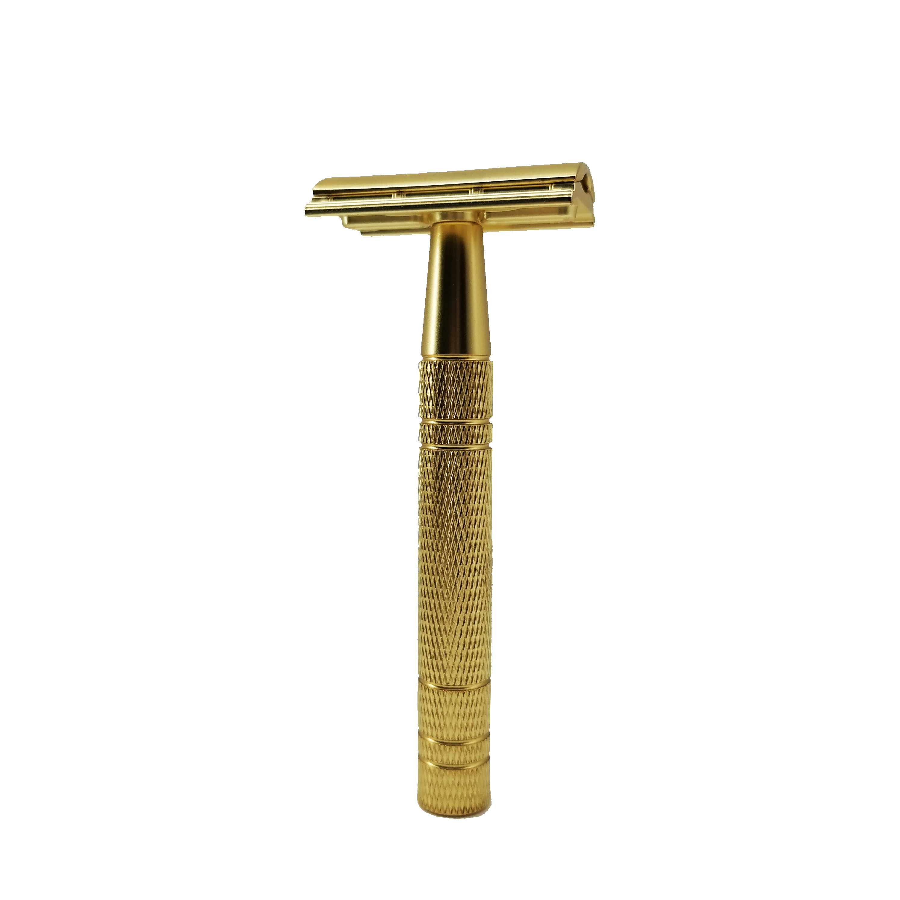 safety razor rose gold Light Luxury Style Straight Double Edge Blade Aluminum Alloy Handle Safety Razor