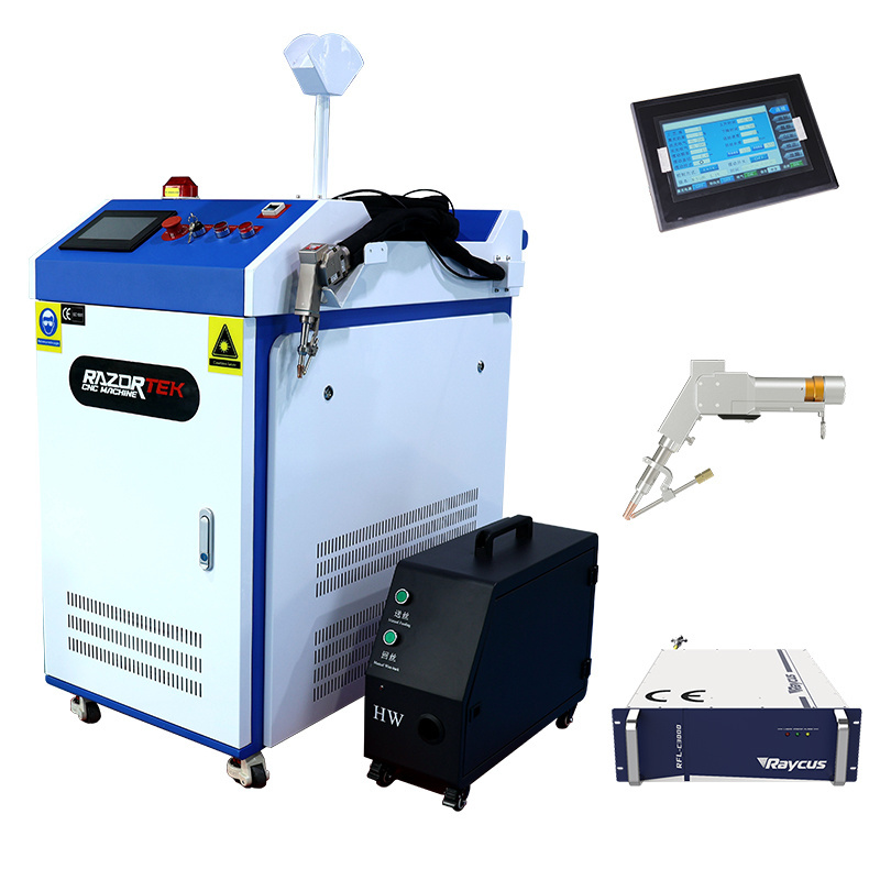 Handheld Fiber Laser Welding Machine for Metal 3 In 1 2000w 3000w Welding Cleaning Cutting Machine Fiber Laser Welders price