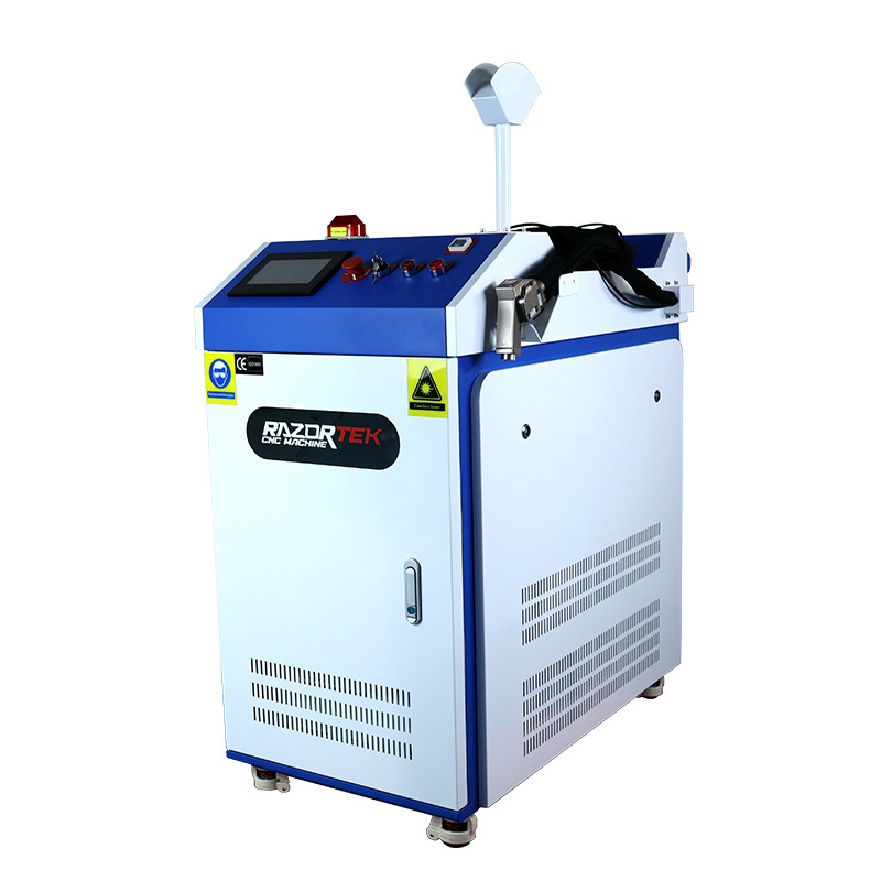 Razortek 1000W 1500W 2000W 3000W Metal Rust Oxide Painting Coating Graffiti Removal Fiber Laser Cleaning Machine