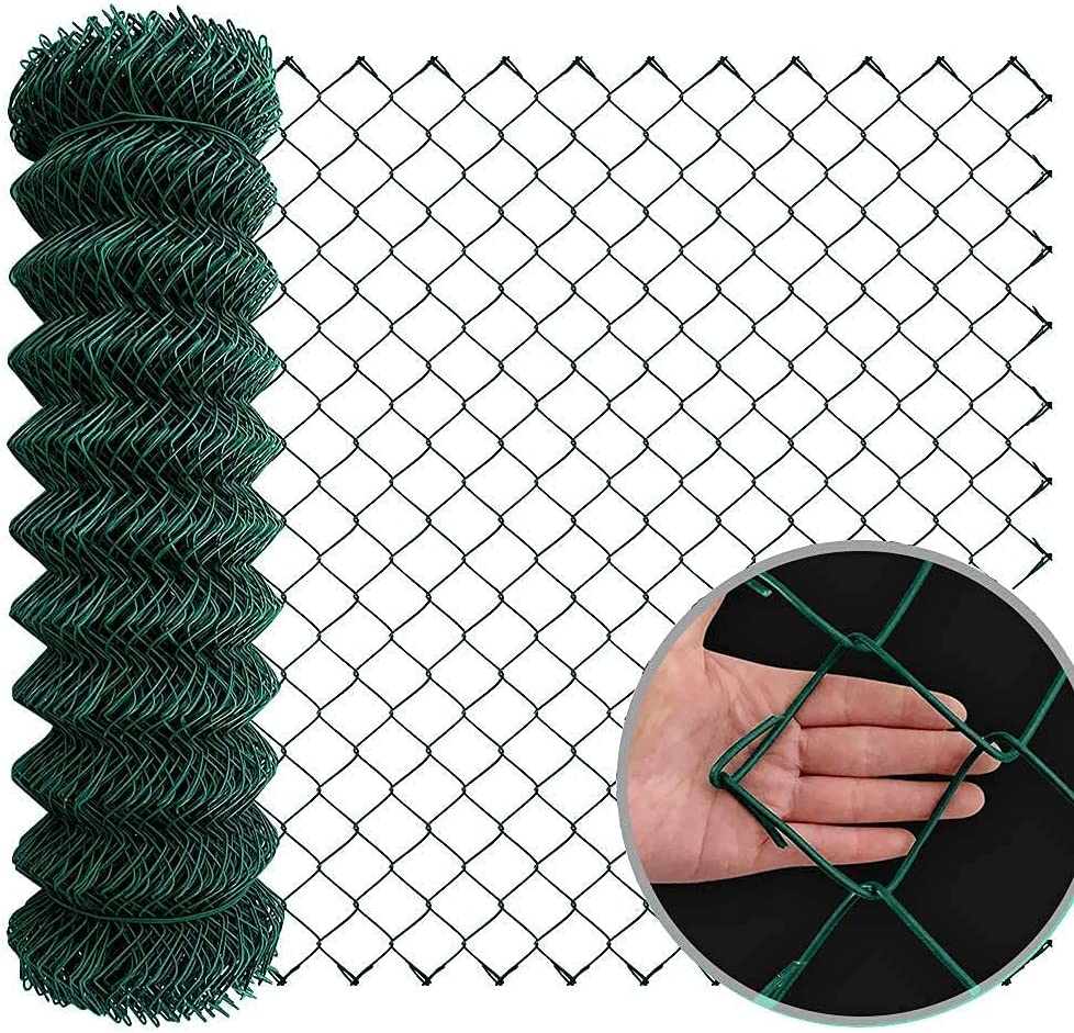 48 In. X 50 Ft. 11.5 Gauge Galvanized Steel Chain Link Fence Fabric Chain Wire Fencing Diamond Wire Fence