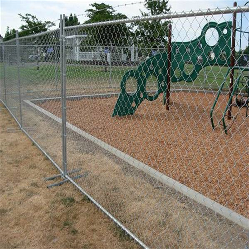 Temporary Chain Link Fence Panel 6 ft x 12 ft With 2-3/8