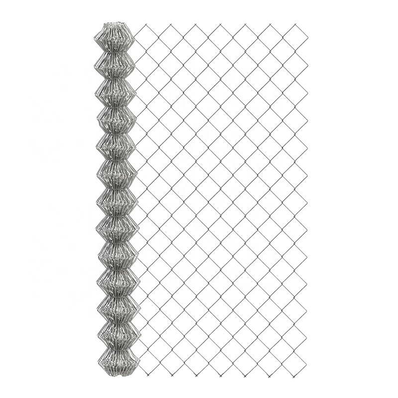 48 In. X 50 Ft. 11.5 Gauge Galvanized Steel Chain Link Fence Fabric Chain Wire Fencing Diamond Wire Fence