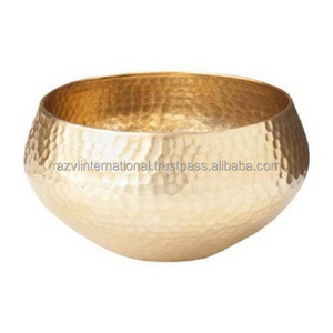 Brass Plating Decorative handmade candle votive