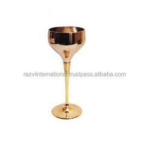 Gold plated goblet