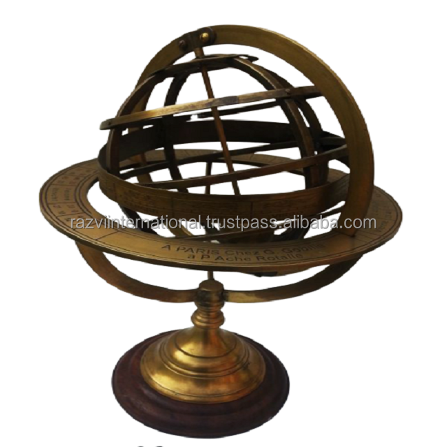 Metal crafts nautical customized hot selling world globe at cheap price