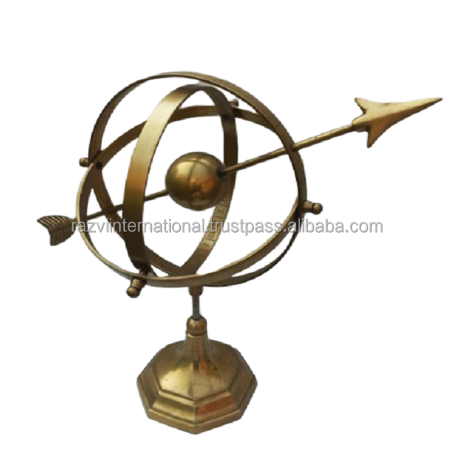 Metal crafts nautical customized hot selling world globe at cheap price