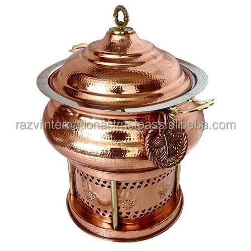 Gold chafing dish